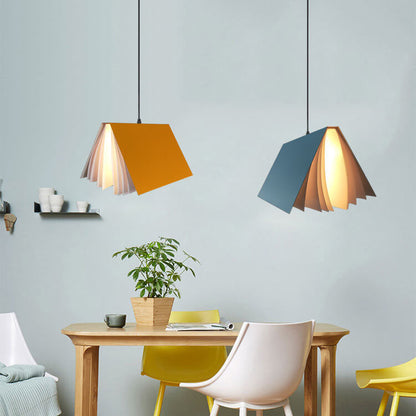 Modern Folding Book Pendant Light
