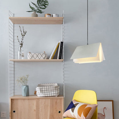 Modern Folding Book Pendant Light