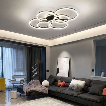 Modern Ring LED Flush Mount Ceiling Light