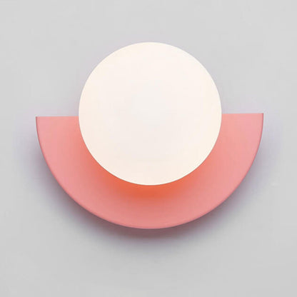 Color Pop Globe Wall Sconce Light