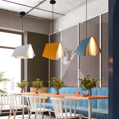 Modern Folding Book Pendant Light