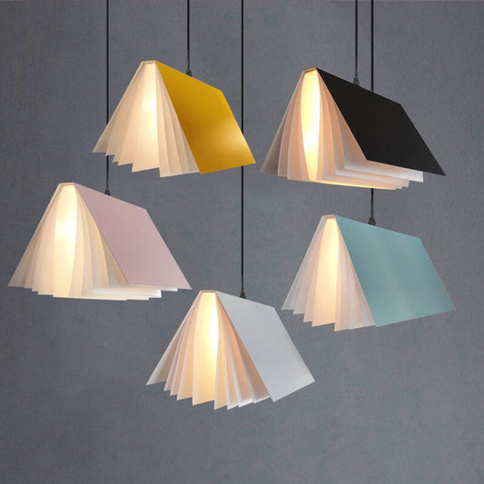 Modern Folding Book Pendant Light