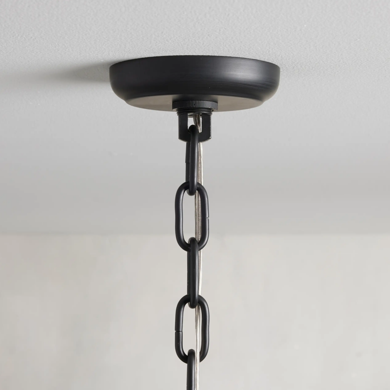 Crystal Frame Round Chandelier