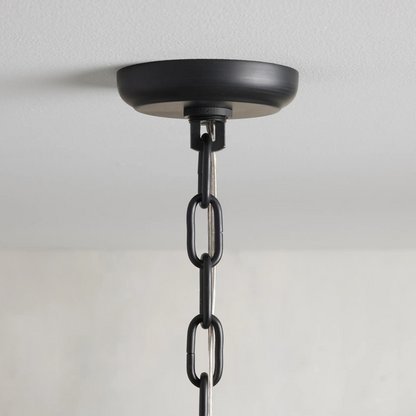 Crystal Frame Round Chandelier
