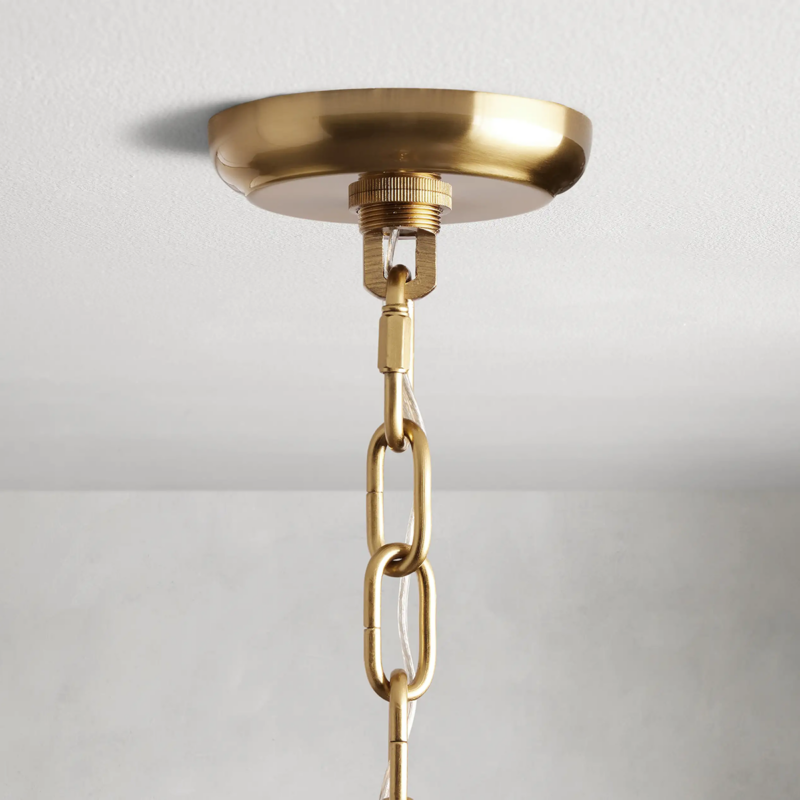 Crystal Frame Round Chandelier