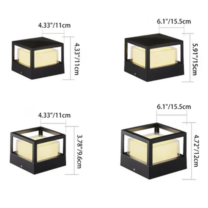 Modern Waterproof LED Outdoor Pillar Light