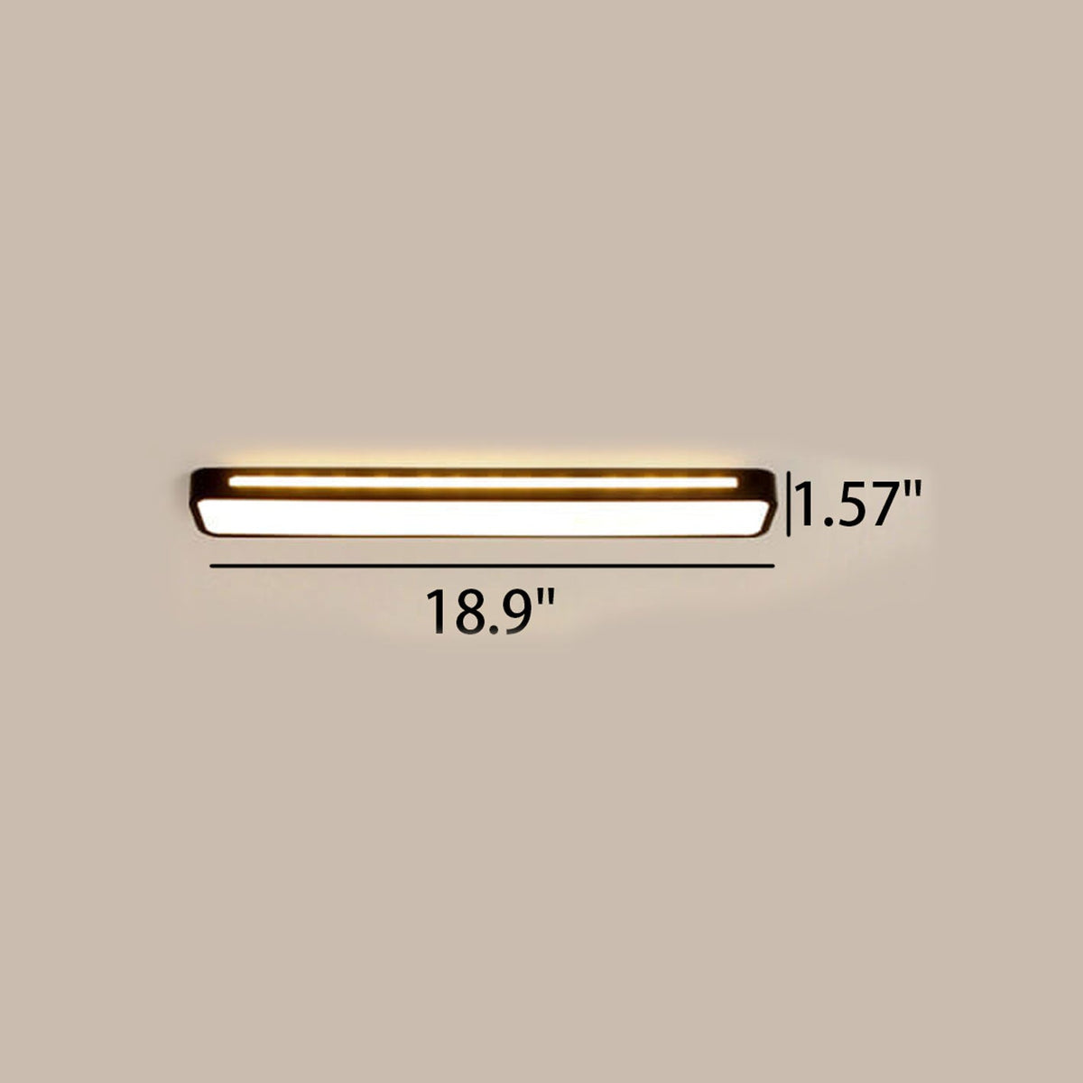 Modern Slim Linear LED Ceiling Light