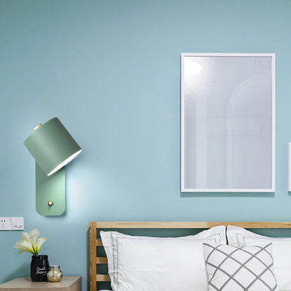 Adjustable Macaron Cylinder Wall Light