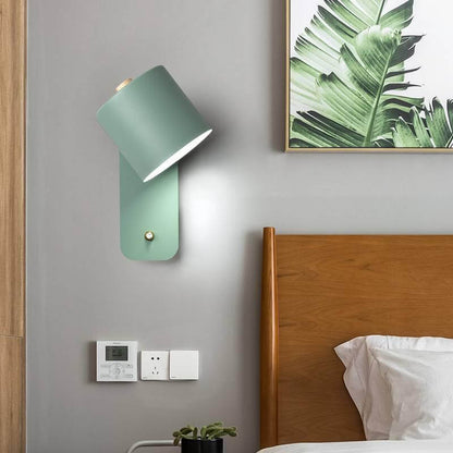 Adjustable Macaron Cylinder Wall Light