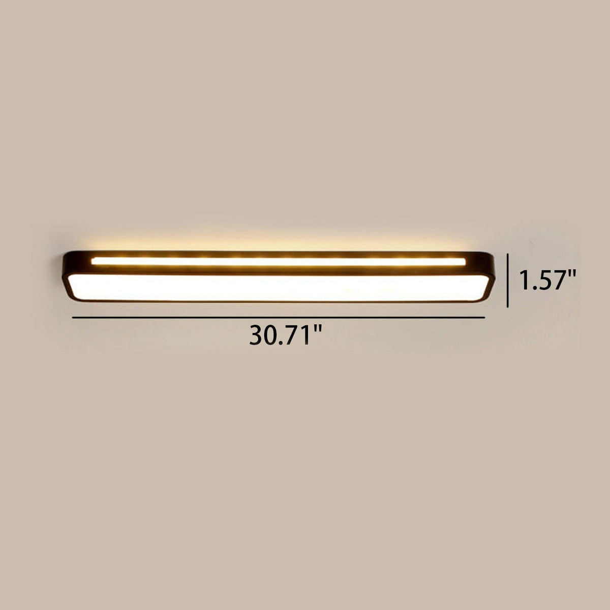 Modern Slim Linear LED Ceiling Light