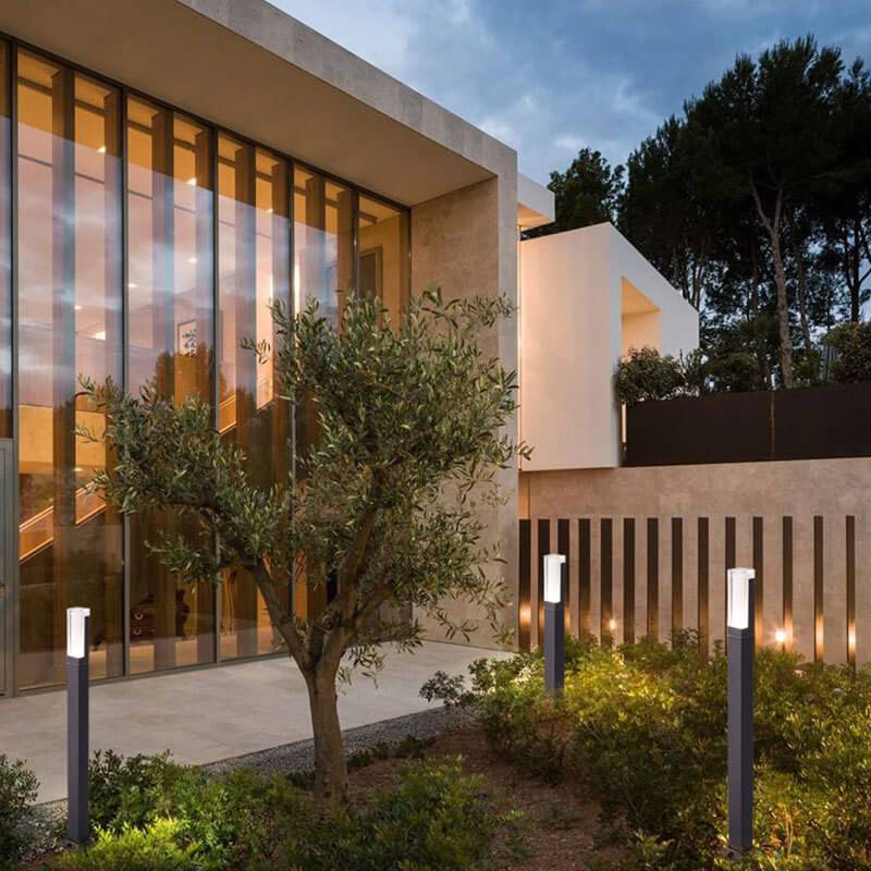 Modern Outdoor LED Lawn Column Light