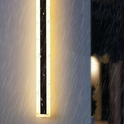 Modern Vertical LED Outdoor Wall Light