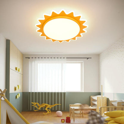 Sun Shape LED Flush Mount Ceiling Light