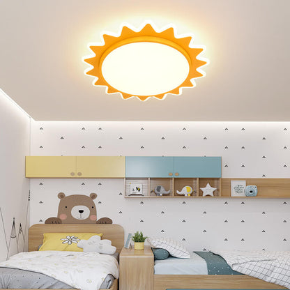 Sun Shape LED Flush Mount Ceiling Light