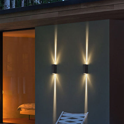 Modern Outdoor LED Up Down Wall Light