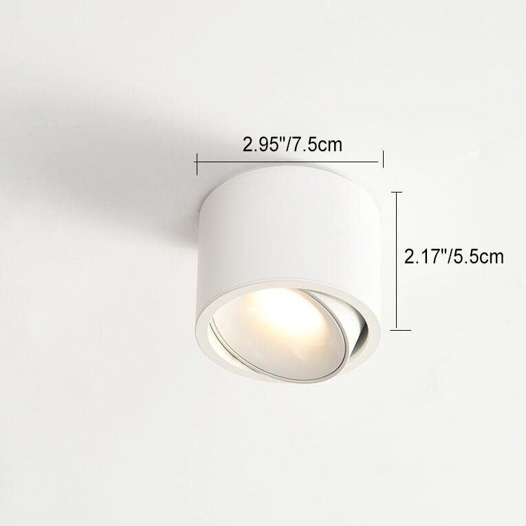Adjustable Cylinder LED Ceiling Spotlight