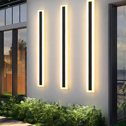Modern Vertical LED Outdoor Wall Light