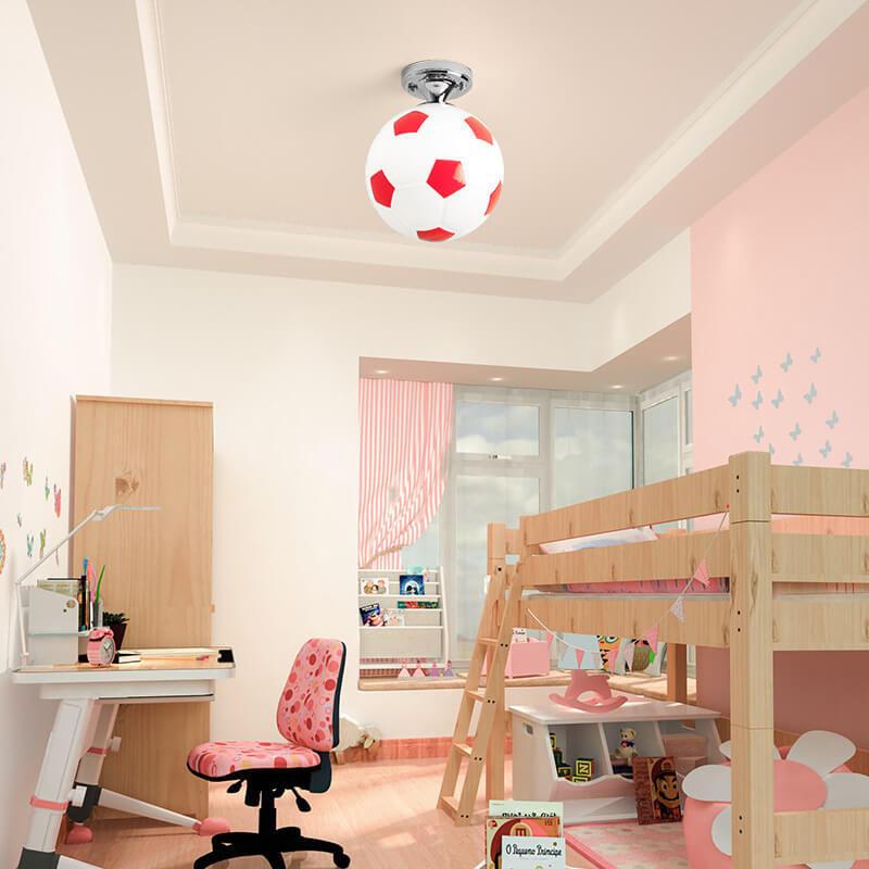 Kids Soccer Ball Ceiling Light