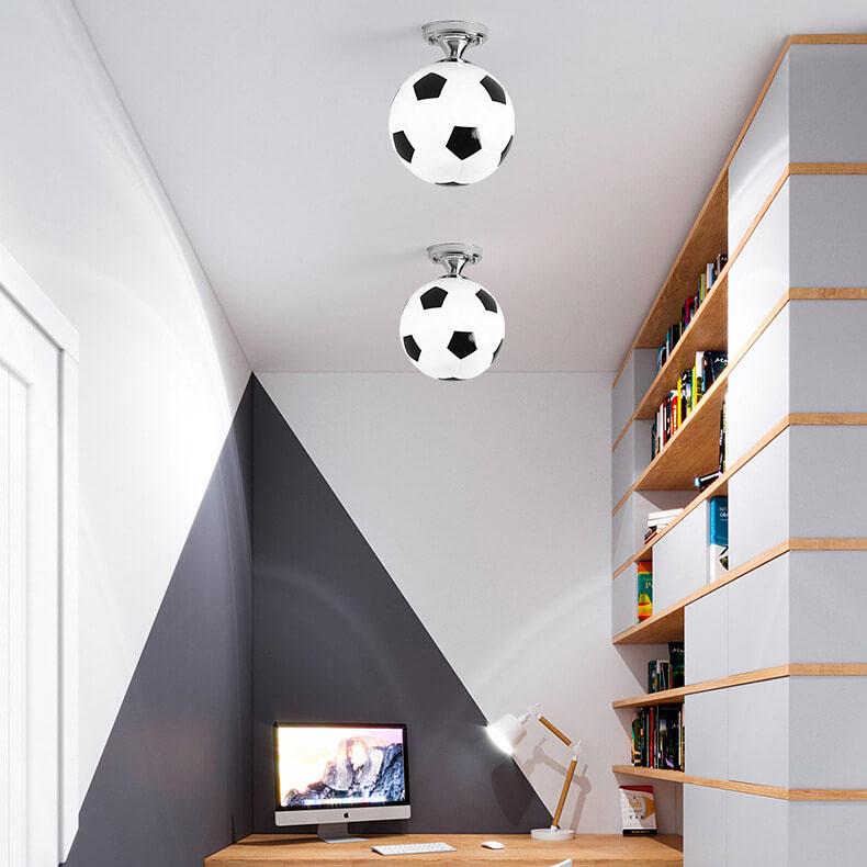 Kids Soccer Ball Ceiling Light