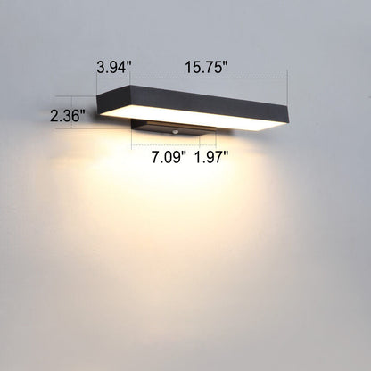 Modern LED Sensor Outdoor Wall Lamp