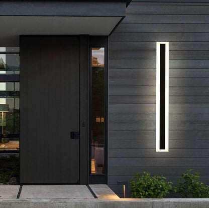 Modern Vertical LED Outdoor Wall Light