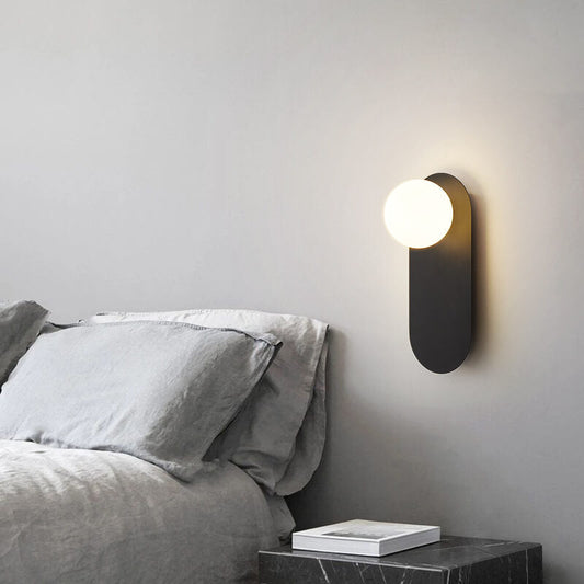 Minimal Globe Modern Wall Sconce