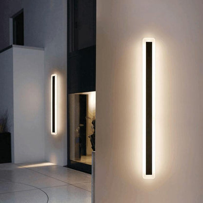 Modern Vertical LED Outdoor Wall Light