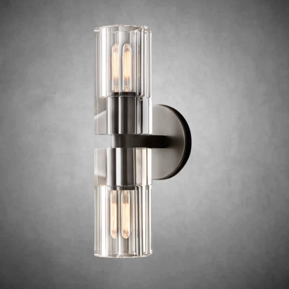 Linear Crystal Wall Sconce