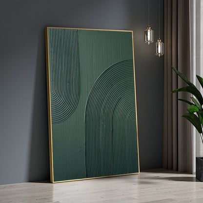 Textured Arc Canvas Painting