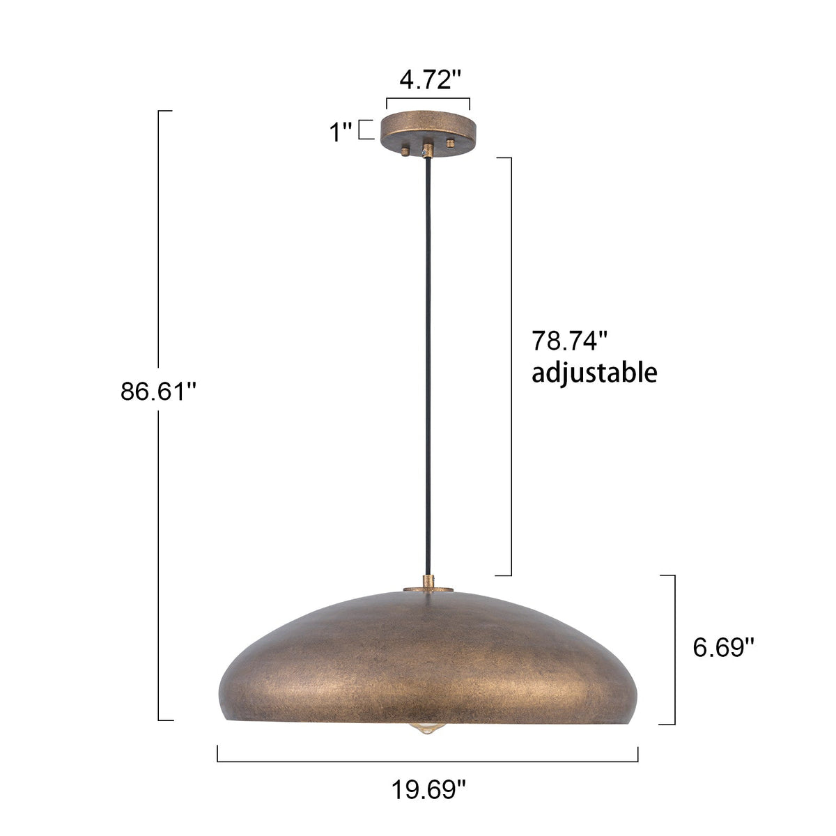 Aurelio Dome Pendant Light