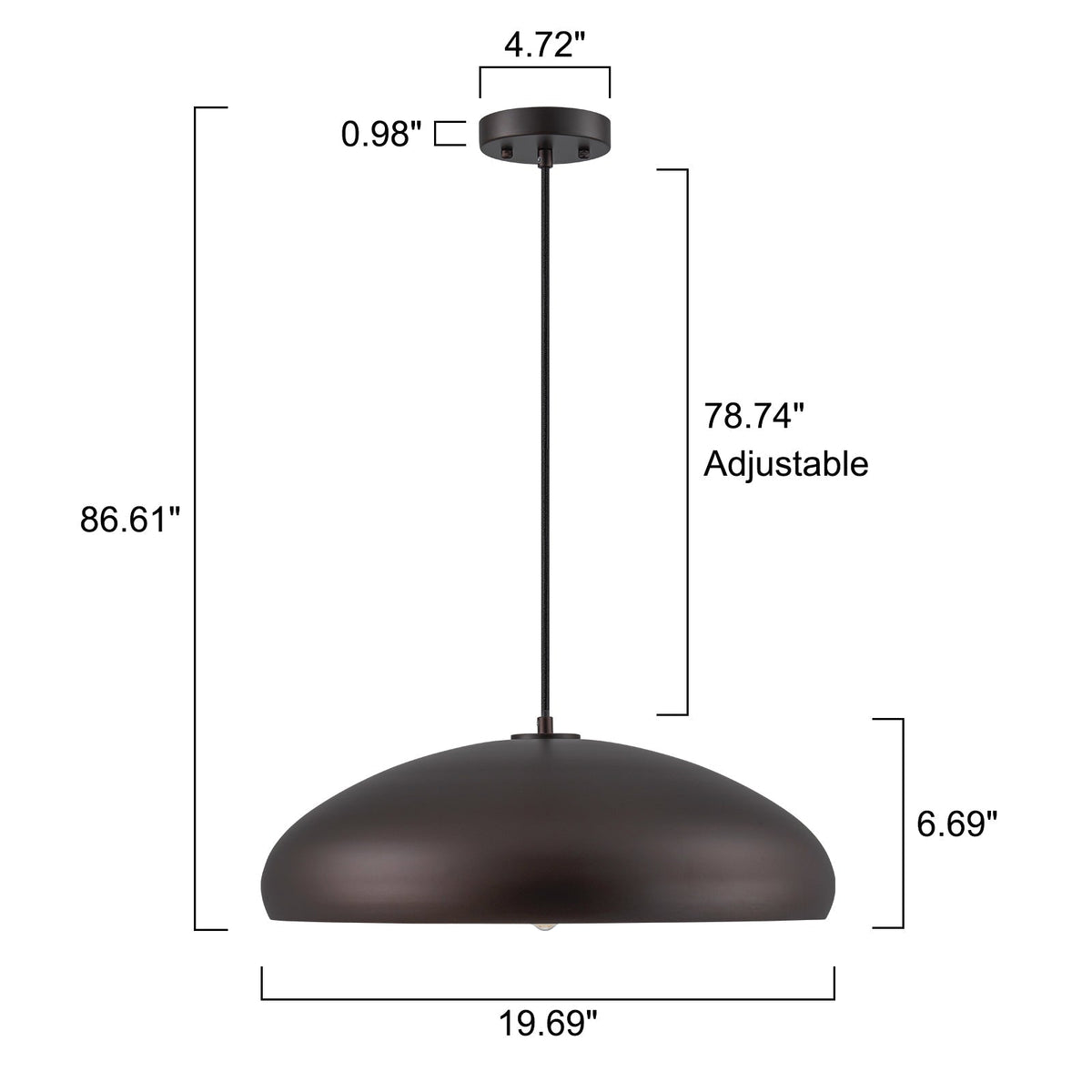 Aurelio Dome Pendant Light