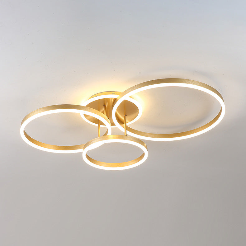 Modern Ring LED Flush Mount Ceiling Light