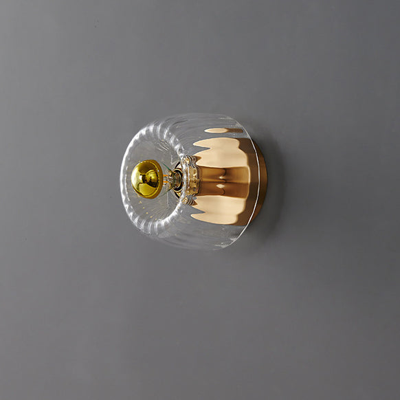 Crystal Sunburst Glow Flush Mount Light