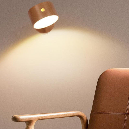 Rechargeable Wooden LED Wall Light