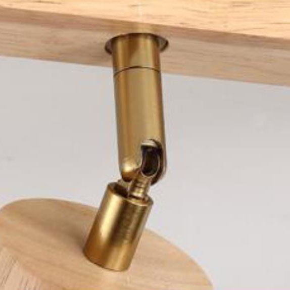 Minimalist Wooden Adjustable Spotlight Ceiling Light