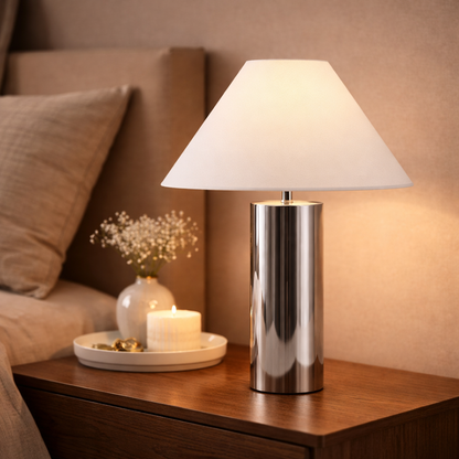 Theo Chrome Table Lamp 15.7"