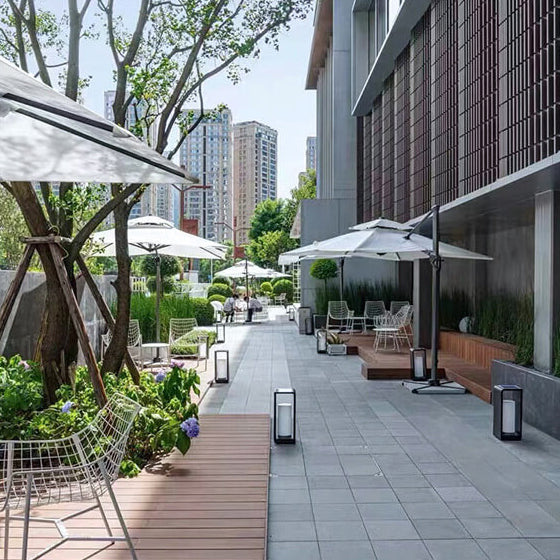 Modern Outdoor LED Frame Lantern Light