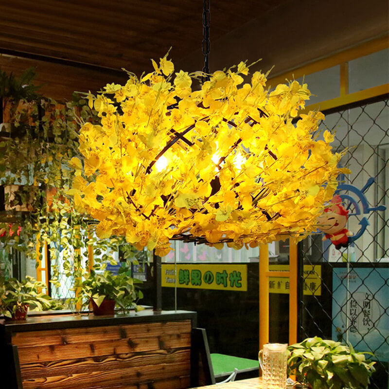 Blossom Flower LED Chandelier Pendant Light
