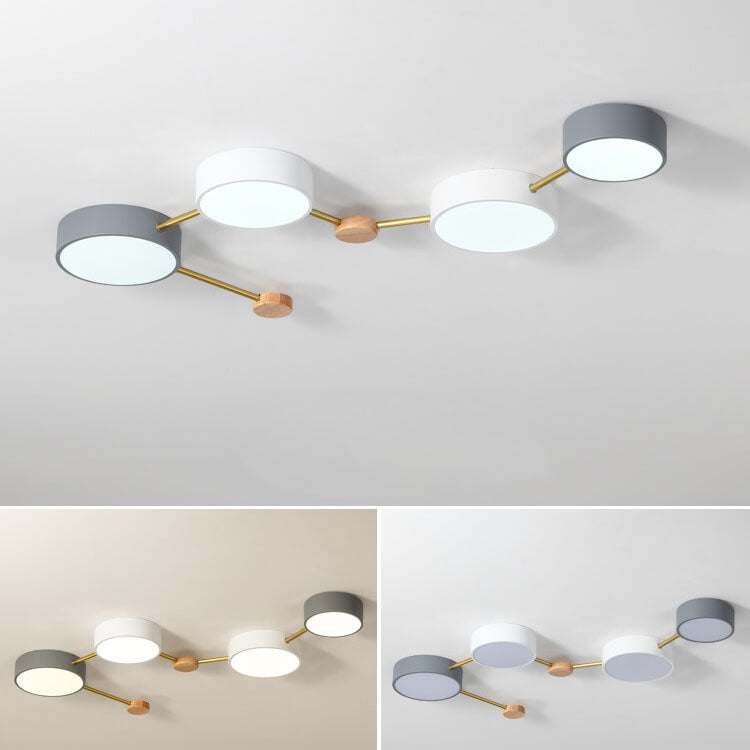 Modern Nordic Multi-Head LED Ceiling Light
