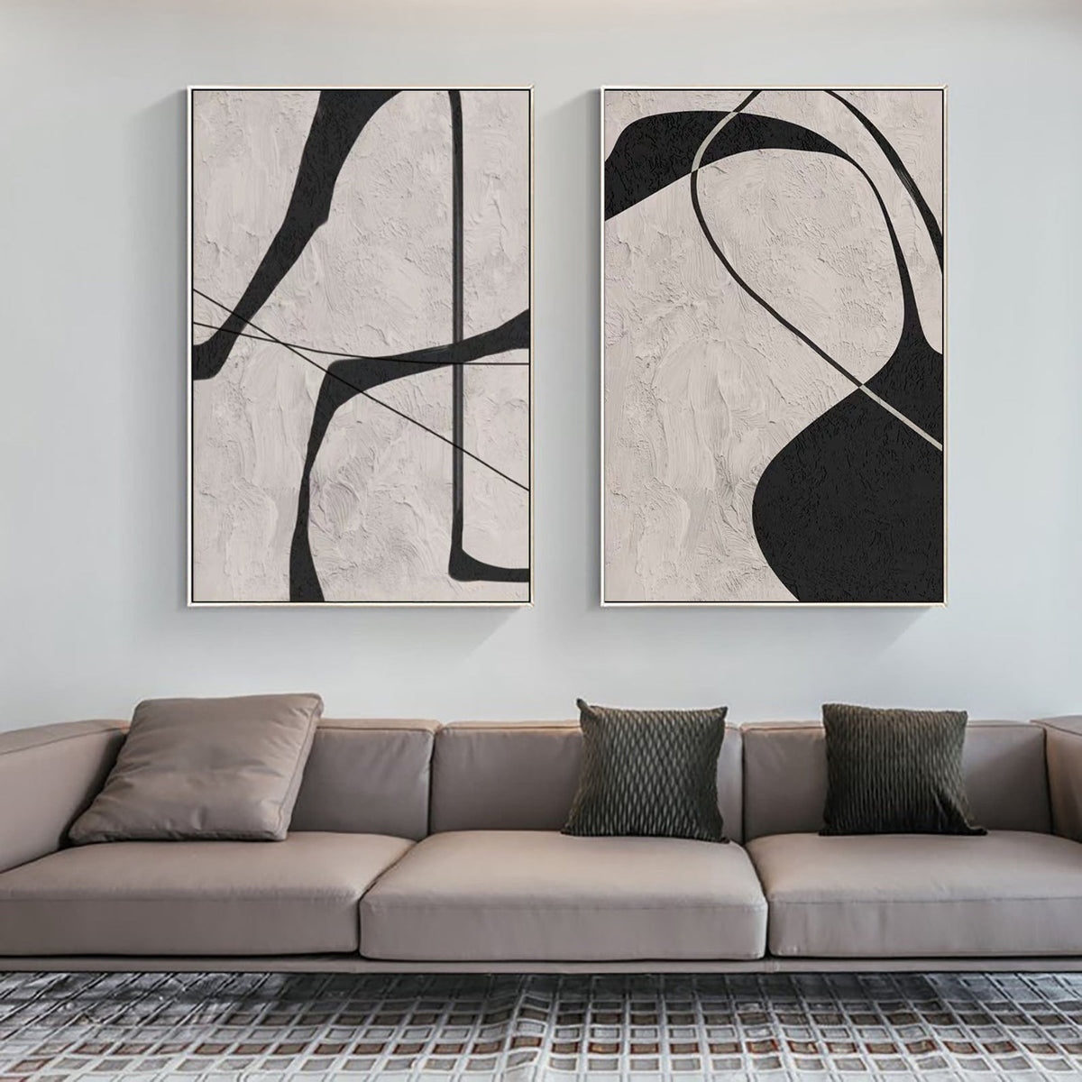 Textured Canvas Painting Set