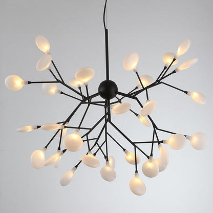Modern Gold Branch LED Chandelier Light