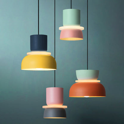 Layered Metal Pendant Light
