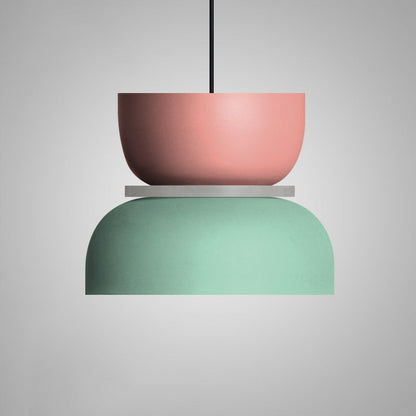 Layered Metal Pendant Light