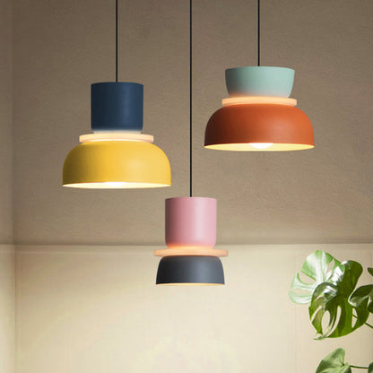 Layered Metal Pendant Light