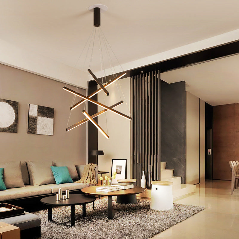 Linear Sticks LED Chandelier