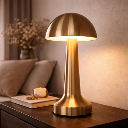 Modern Cordless Mushroom LED Table Lamp