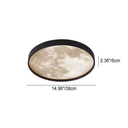 Modern Moon Glow LED Ceiling Light