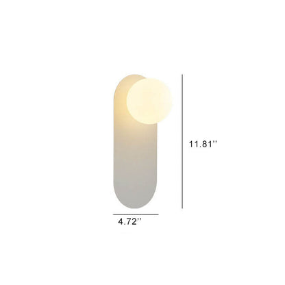 Nordic Minimalist Glass Globe Wall Lamp