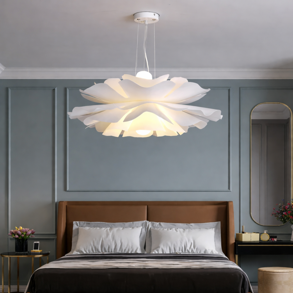 Modern Floral Acrylic Pendant Light