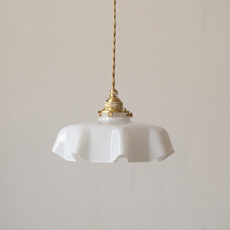 Florale Retro Glass Flower Pendant Light